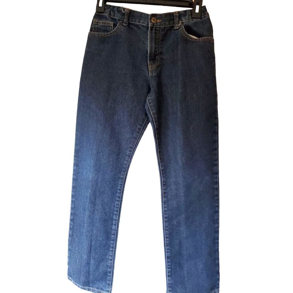 Crazy 8 Kids Straight Jeans Medium Wash Size 12 GUC‎